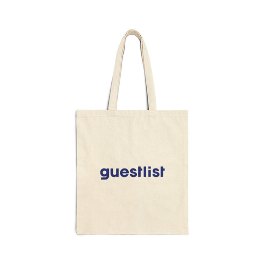 Guestlist x Overtone Cotton Canvas Tote Bag